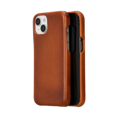 Bouletta Apple iPhone 15 Series Full Leather Coating Back Cover