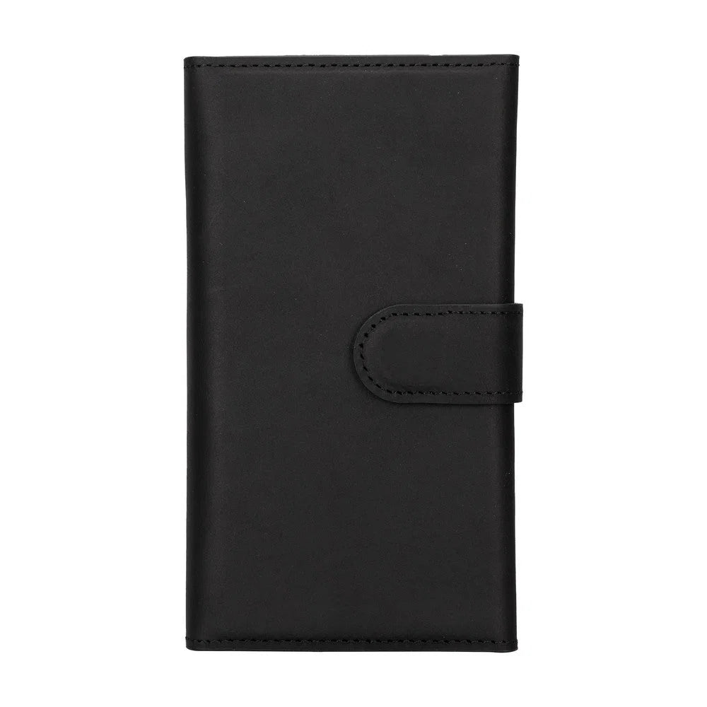 Santa iPhone 15 Leather Detachable Wallet Case