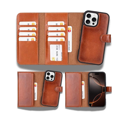 Santa iPhone 16 Pro Detachable Leather Wallet Case