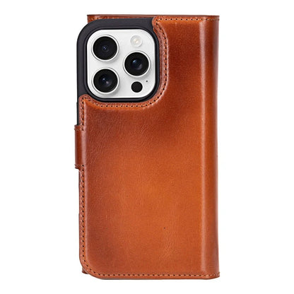Santa iPhone 16 Pro Detachable Leather Wallet Case