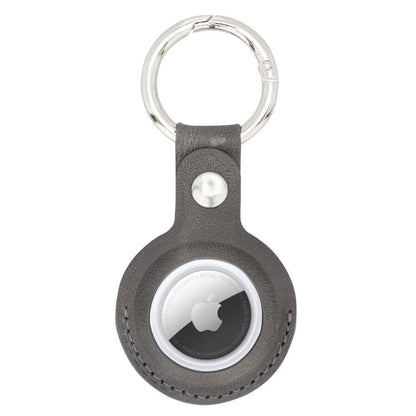 Bouletta Arta Genuine Leather Keychain for Apple Airtag Tiguan Grey