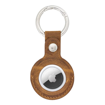 Bouletta Arta Genuine Leather Keychain for Apple Airtag Tiana Tan