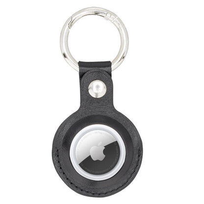 Bouletta Arta Genuine Leather Keychain for Apple Airtag Rustic Black