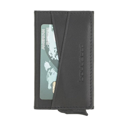 Bouletta Austin Leather Mechanical Card Holder