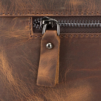 Apollo 16-Inch Leather Laptop Briefcase