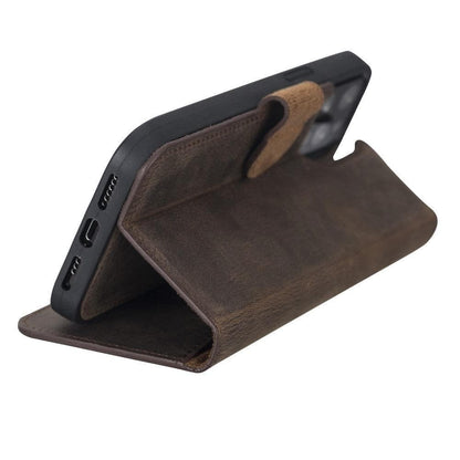 Magic iPhone 12 mini Detachable Leather Wallet Case – 4-Card