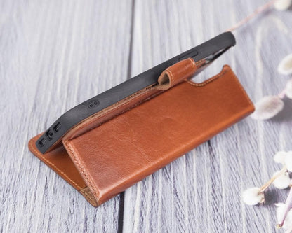 Magic iPhone 12 mini Detachable Leather Wallet Case – 4-Card