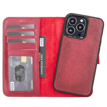 Apple iPhone 13 Series Detachable Leather Case RFID/ MWW