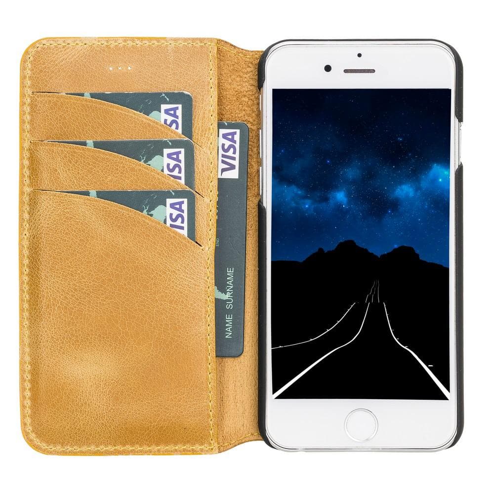 Apple iPhone 6/6S Leather Case / WC - Wallet Case BRN4