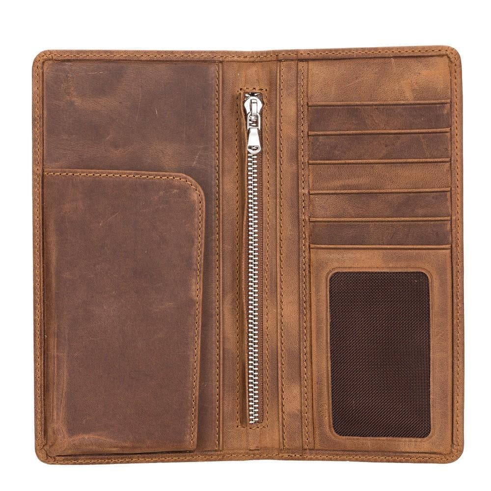 Evra Universal Leather Wallet Case 7" RST1