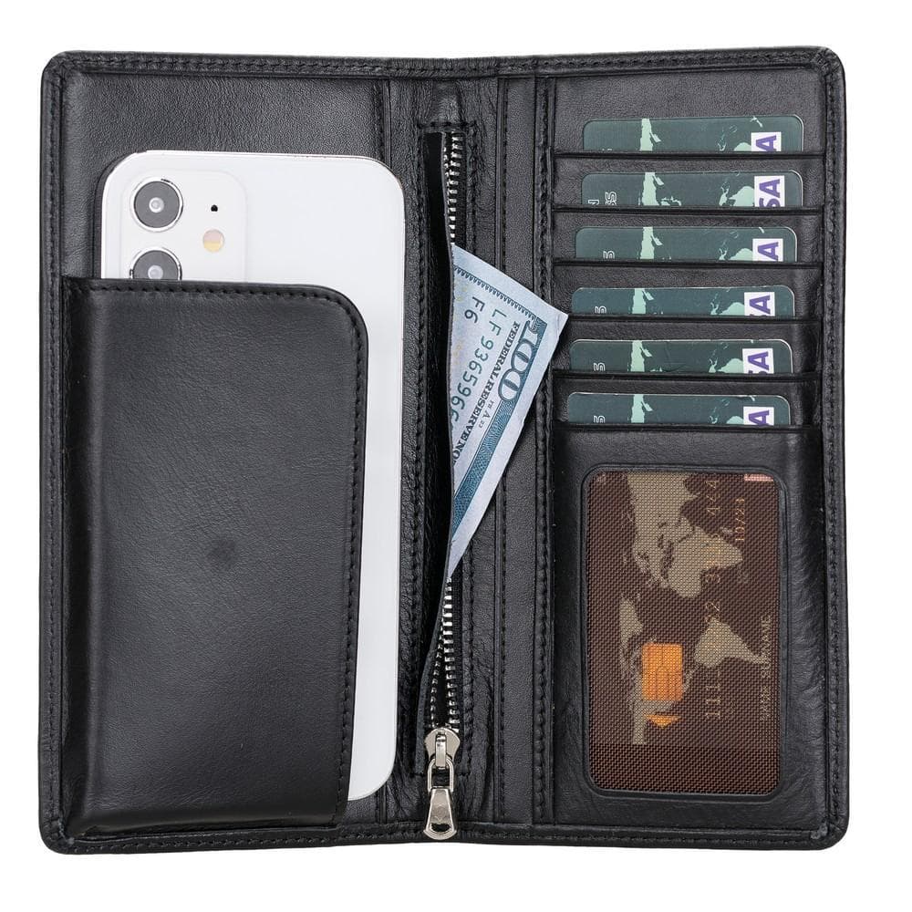 Evra Universal Leather Wallet Case 7"