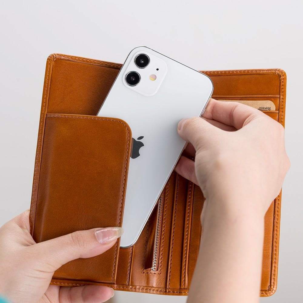 Evra Universal Leather Wallet Case 7" RST2