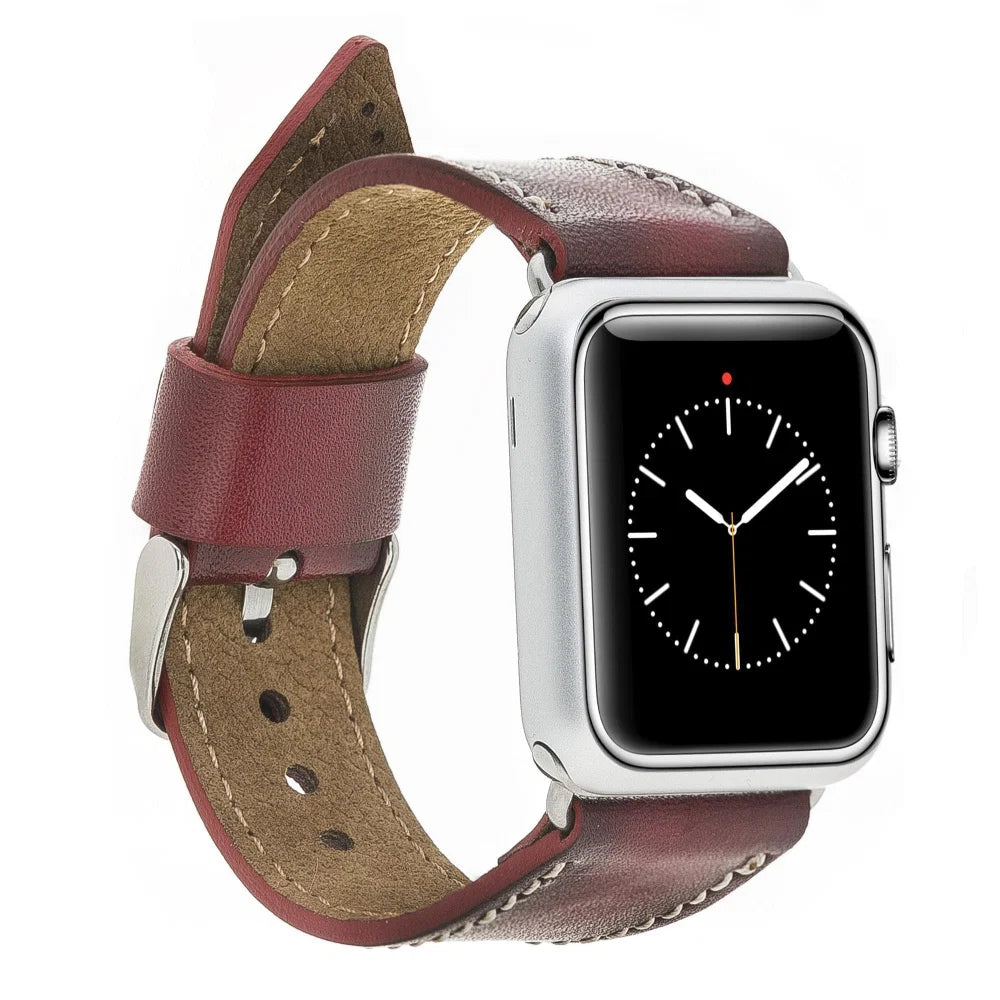 Leather Apple Watch Bands - Classic Style SM25