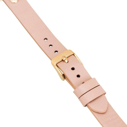 Leather Apple Watch Bands - Ferro Gold Trok Style