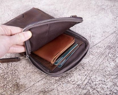 Nino Leather Phone Crossbody Bag