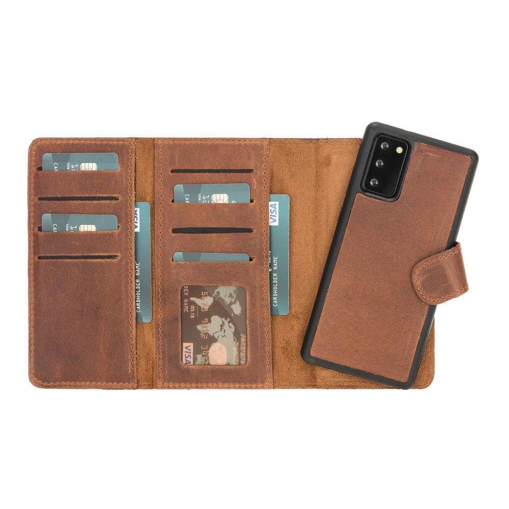 Samsung Galaxy Note 20 Leather SANTA Wallet Case G001