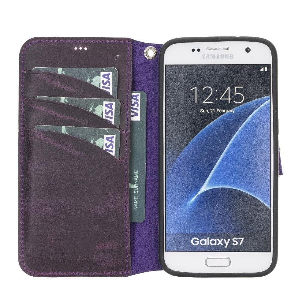 Samsung Galaxy S7 Detachable Leather Case / WC - Wallet Case