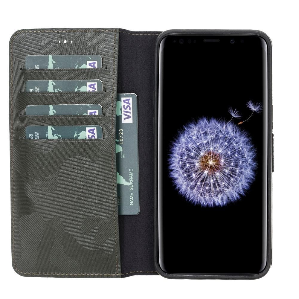 Samsung Galaxy S8 Plus Leather Case | Detachable Wallet KFGRN