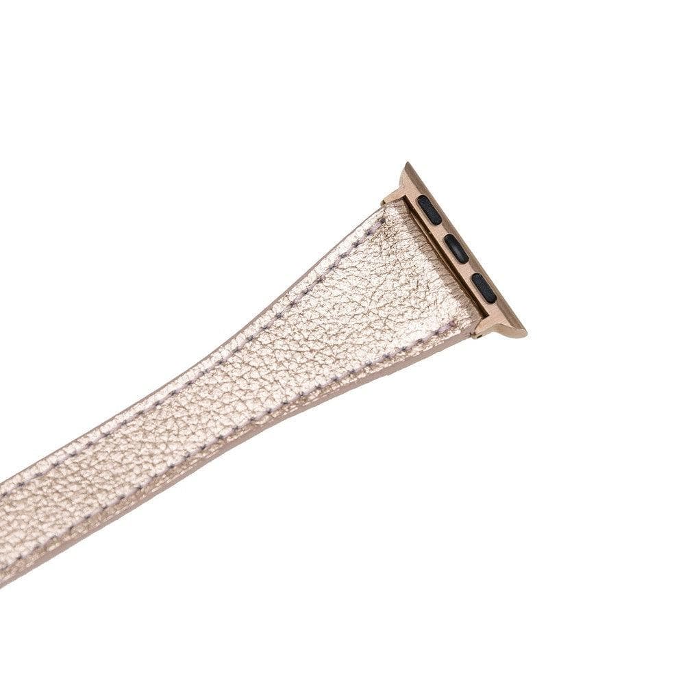 Leather Apple Watch Bands - DTS Double Tour Slim Quantum Style CP22