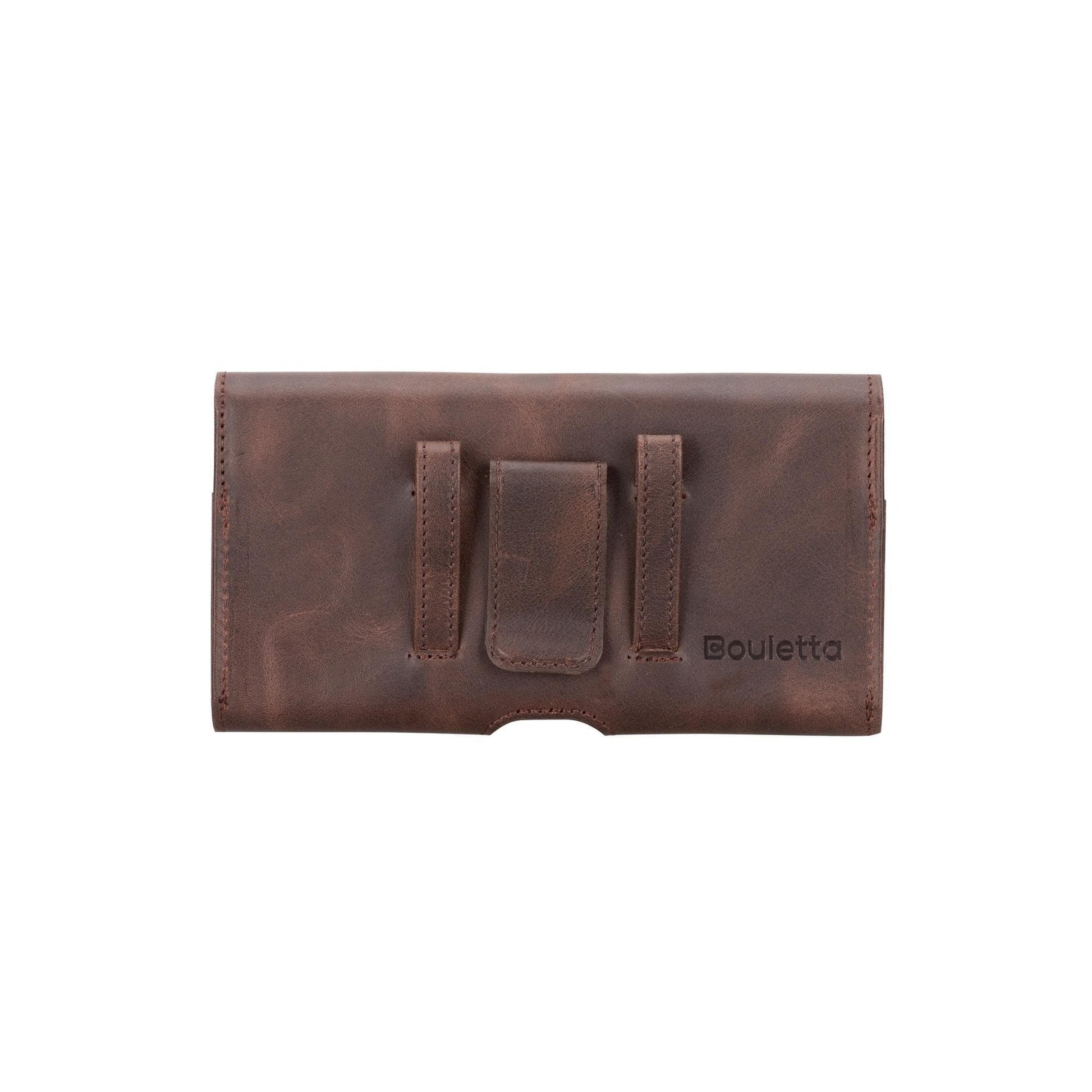 8'- Waist Belt Attachable Leather Case for iPhone Phones