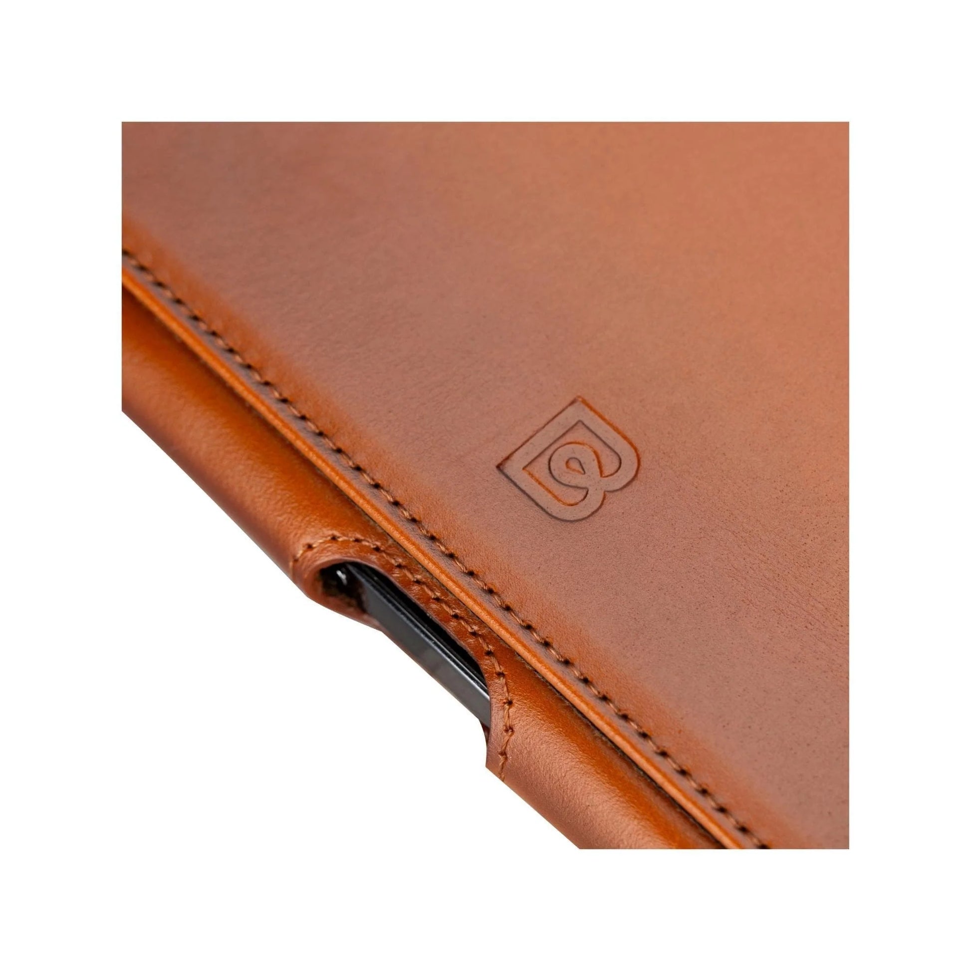 8'- Waist Belt Attachable Leather Case for iPhone Phones