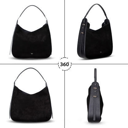 Carina Suede Leather Tote Bag