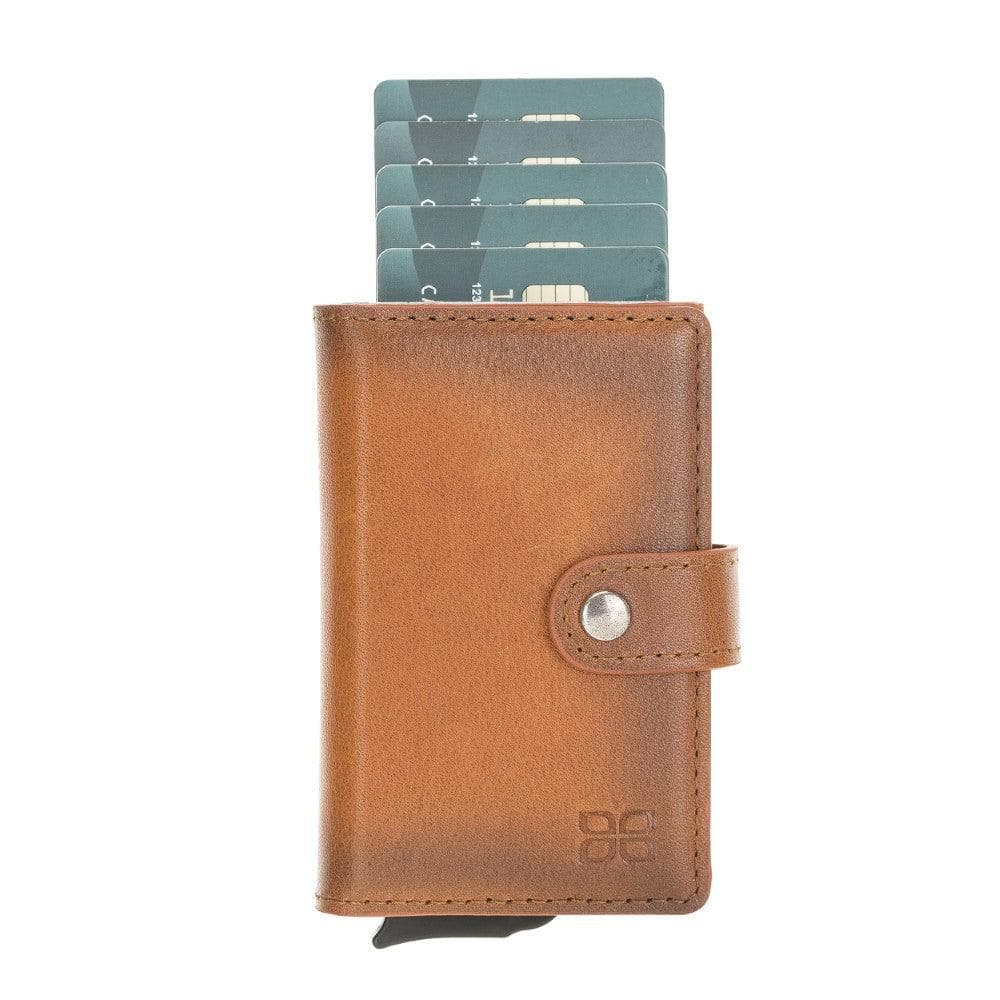 Bouletta Carlov Leather Mechanical Card Holder