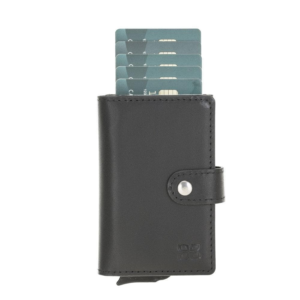 Bouletta Carlov Leather Mechanical Card Holder