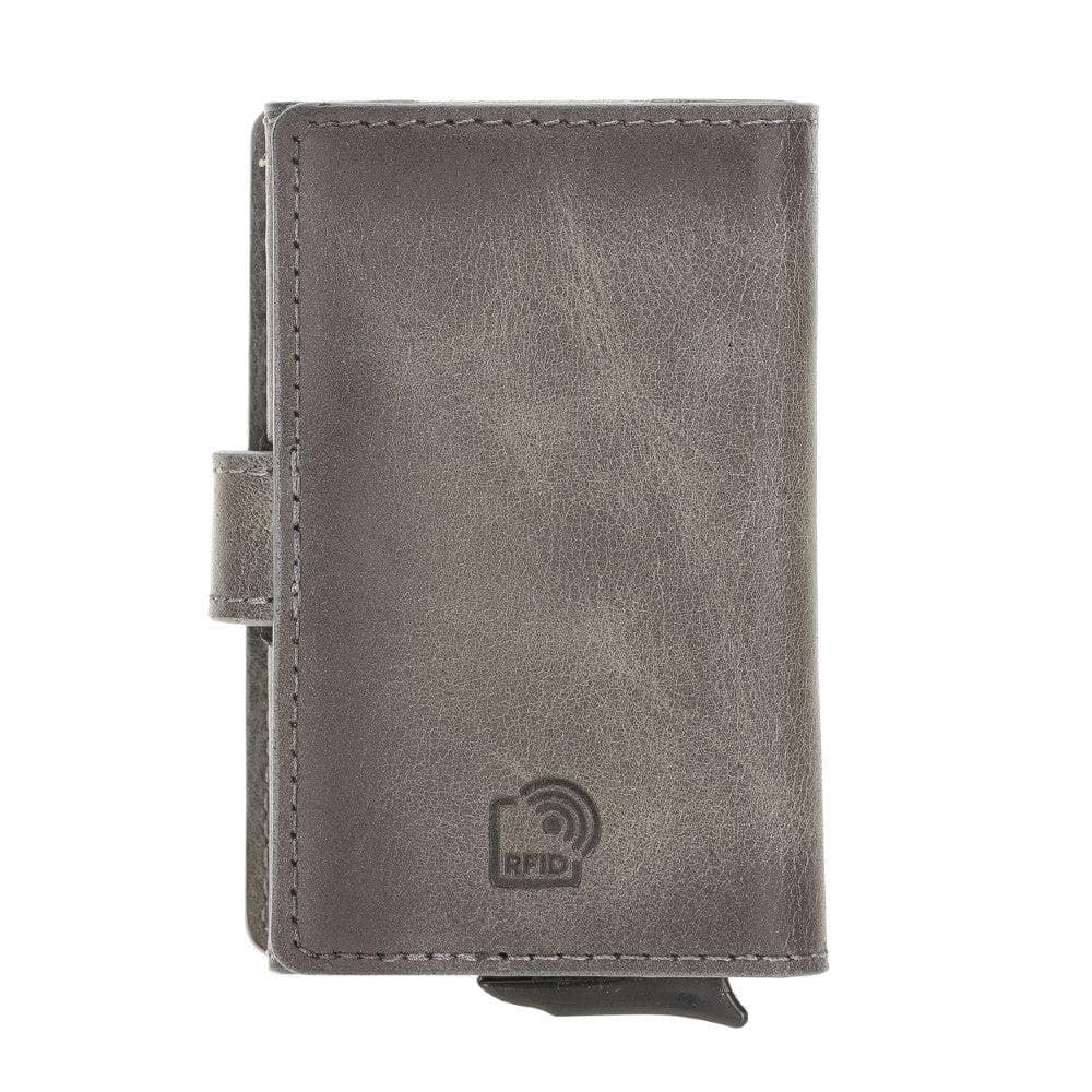 Bouletta Carlov Leather Mechanical Card Holder