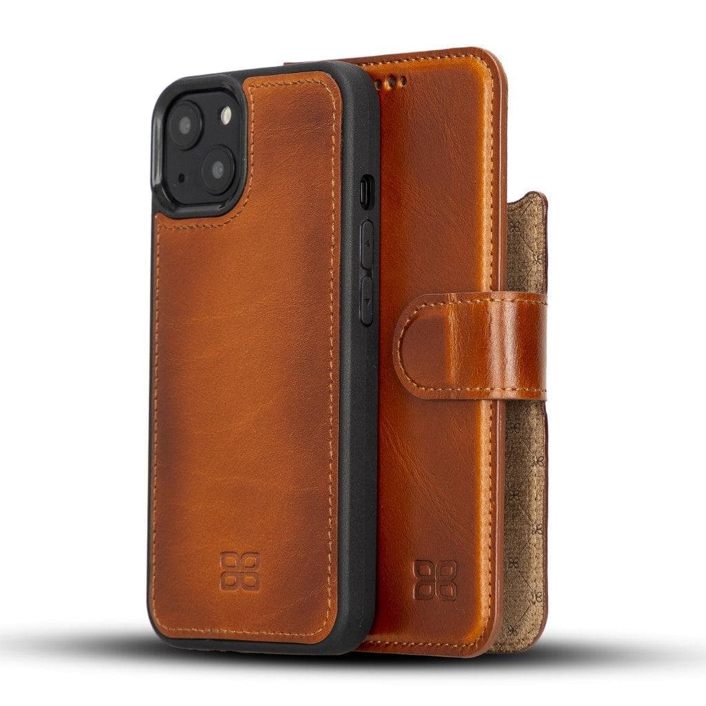 Bouletta Detachable Leather Wallet Case for Apple iPhone 13 Series iPhone 13 Pro Max / Tan