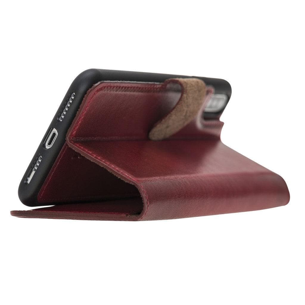 Bouletta Detachable Leather Wallet Case for Apple iPhone X Series iPhone XR / Vegetal Water Green