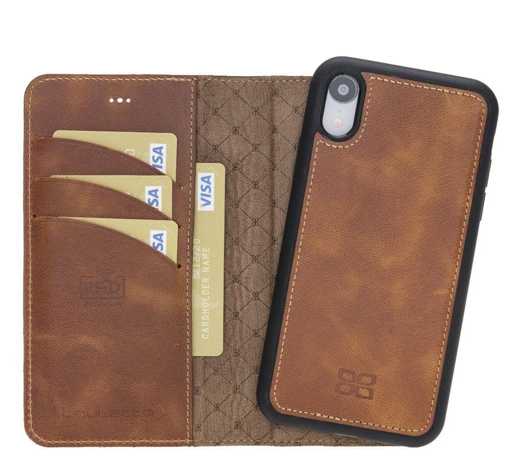 Bouletta Detachable Leather Wallet Case for Apple iPhone X Series iPhone XS Max / Tiguan Tan