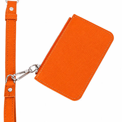 FlexGo PU Phone Strap & Detachable Wallet Set