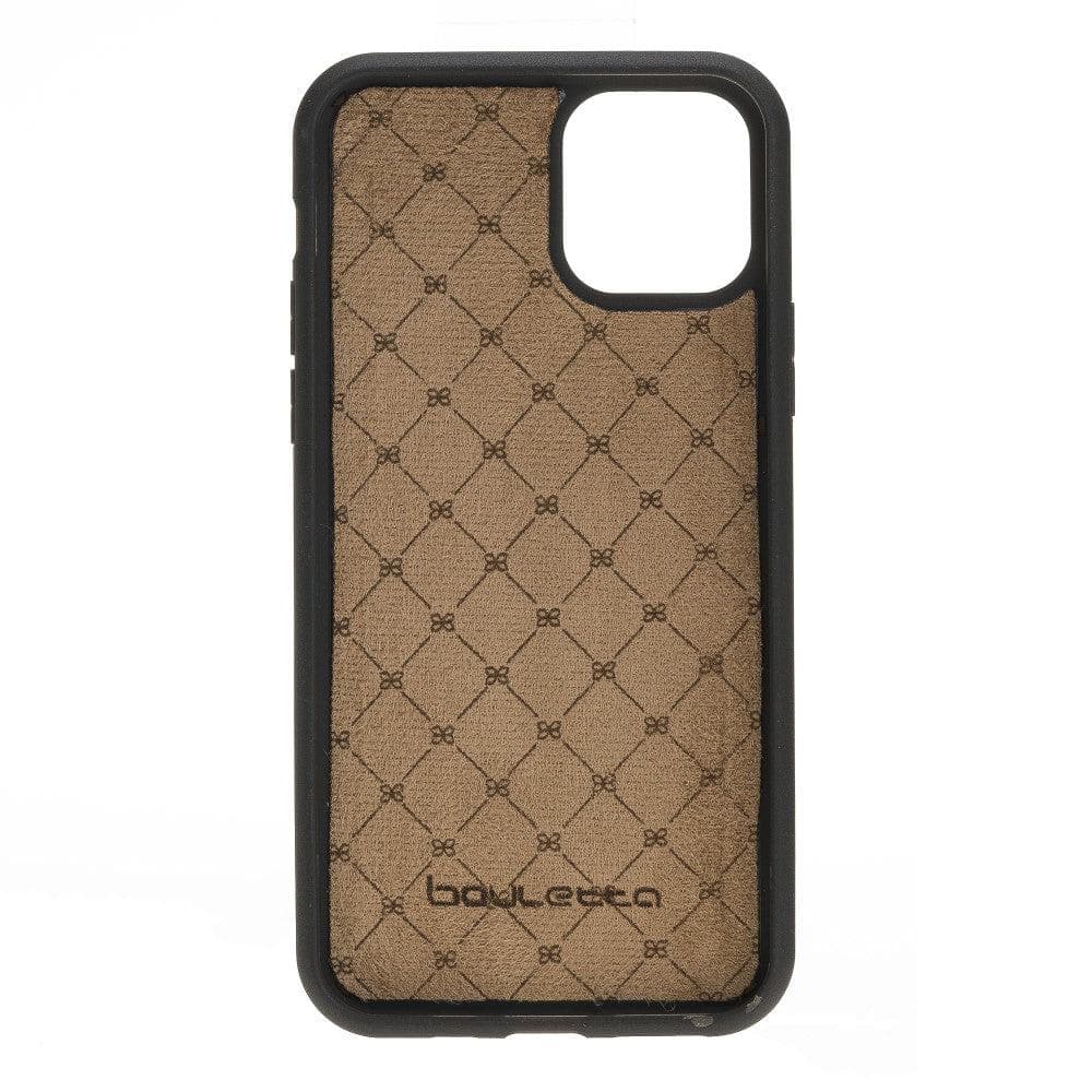 Bouletta Flexible Leather Back Cover With Card Holder for iPhone 11 Series
