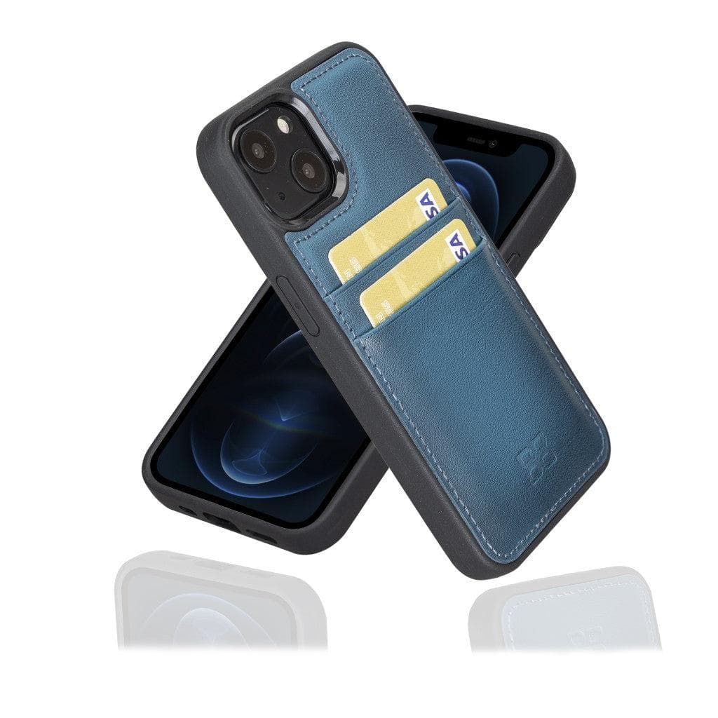 Bouletta Flexible Leather Back Cover with Card Holder for iPhone 13 Series