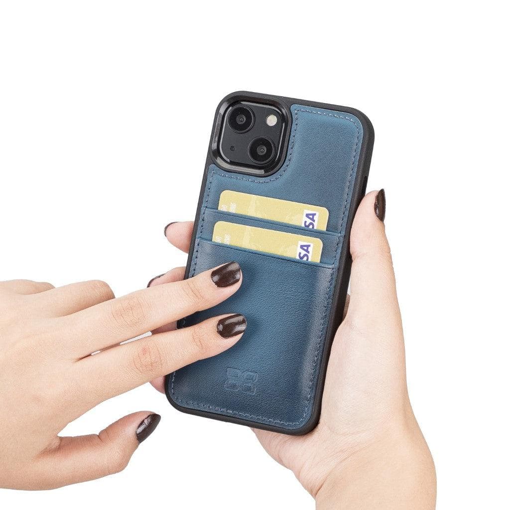 Flex Cover Leather iPhone 13 Mini Case with Card Holder