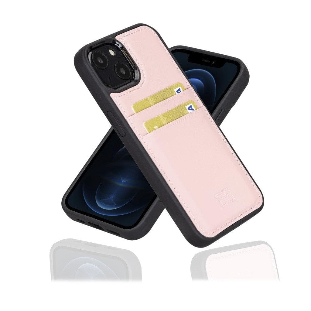 Bouletta Flexible Leather Back Cover with Card Holder for iPhone 13 Series