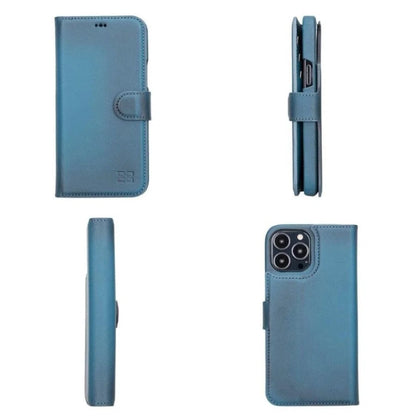 Bouletta Full Leather Coating Detachable Wallet Case for Apple iPhone 13 Series