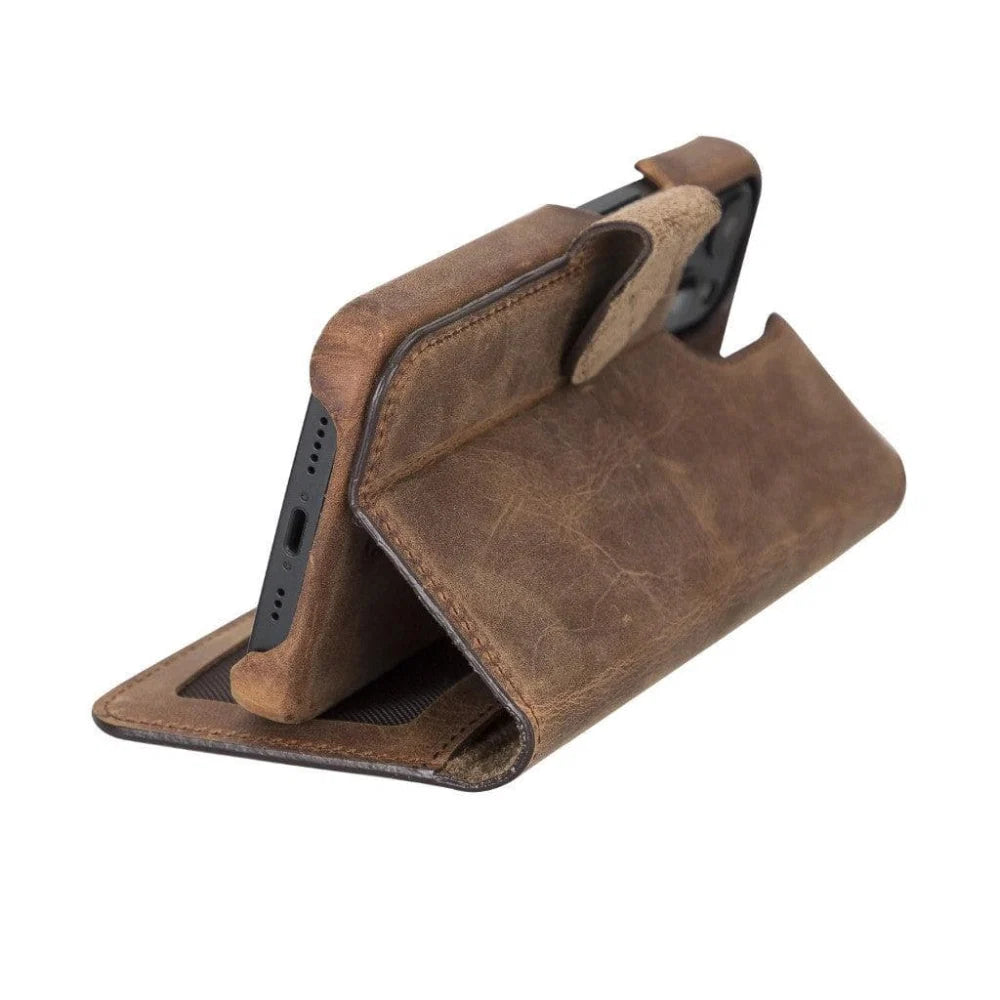 Bouletta Full Leather Coating Detachable Wallet Case for Apple iPhone 13 Series
