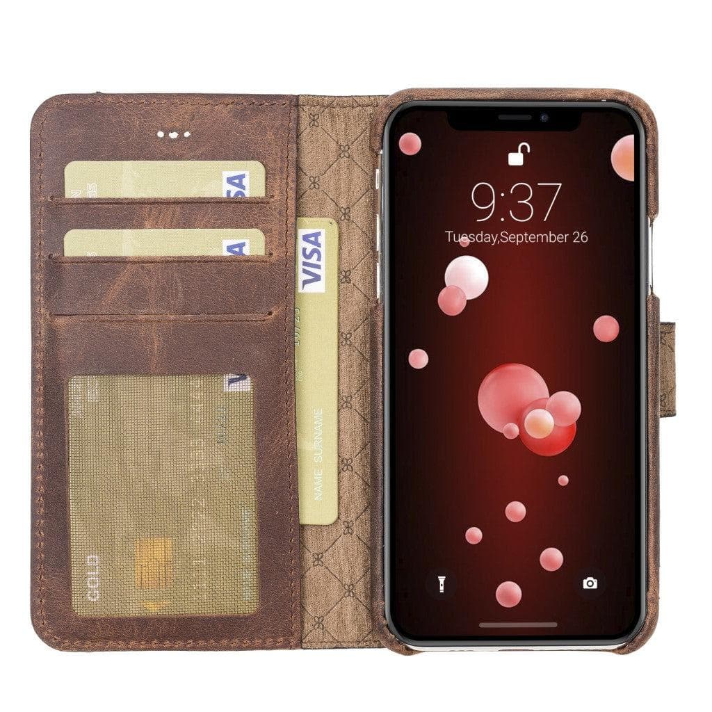 Bouletta Full Leather Coating Detachable Wallet Case for Apple iPhone X Series
