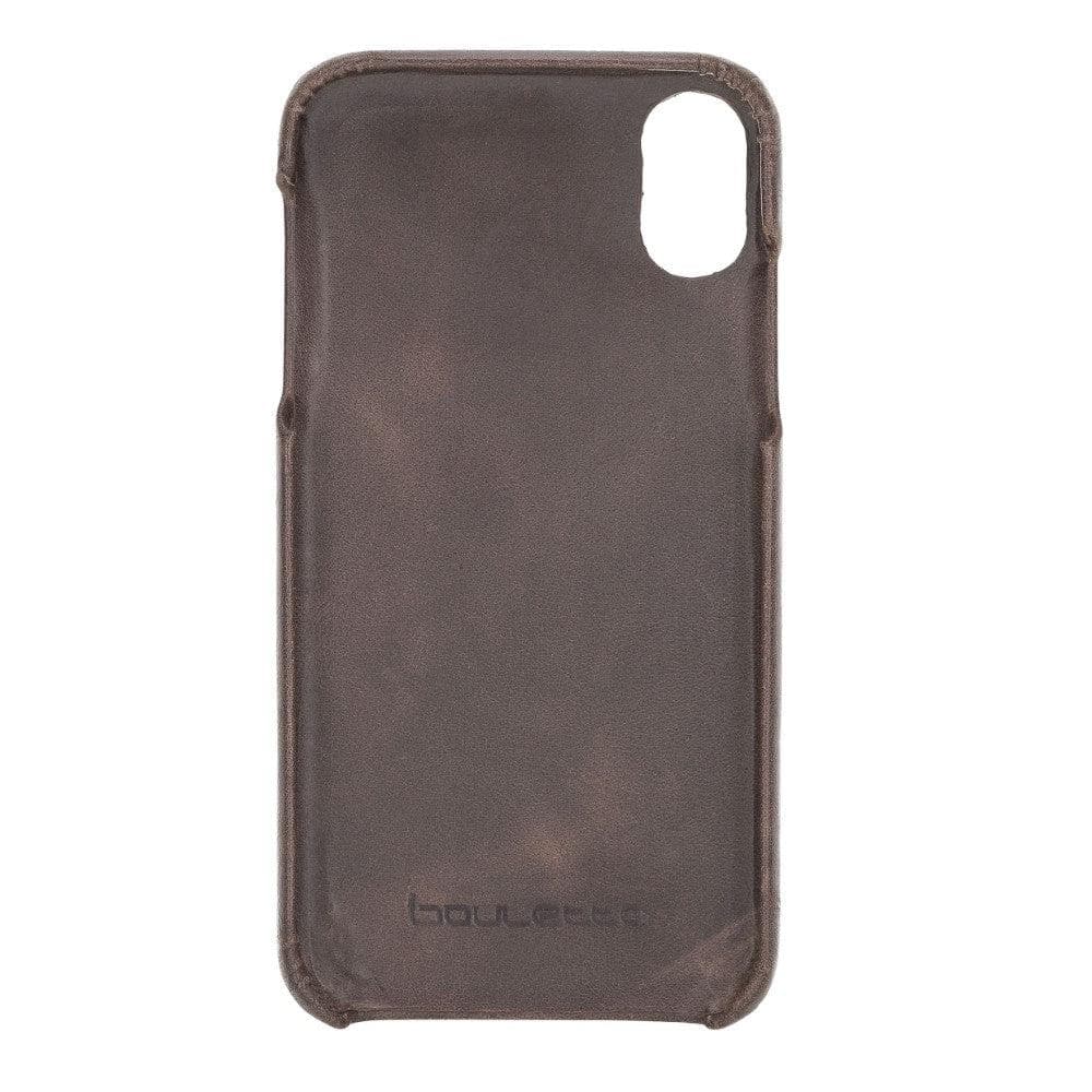 Bouletta Full Leather Covered Back Cover for Apple iPhone X Series