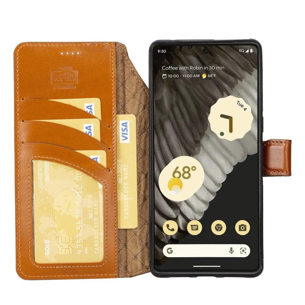 Bouletta Google Pixel 7 Series Leather DetacHable Wallet Cases Google Pixel 7 Pro / Brown