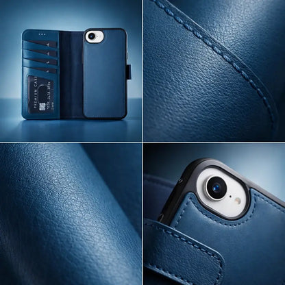 Magic iPhone 17e / 16e Detachable Leather Wallet Case