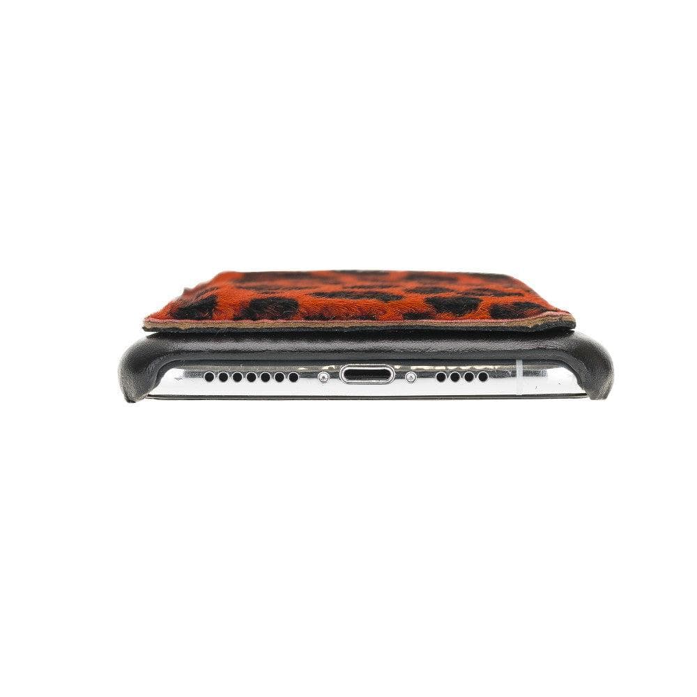 Bouletta iPhone X Series Ultimate Jacket Cases with Detachable Card Holder Leopard-Pink