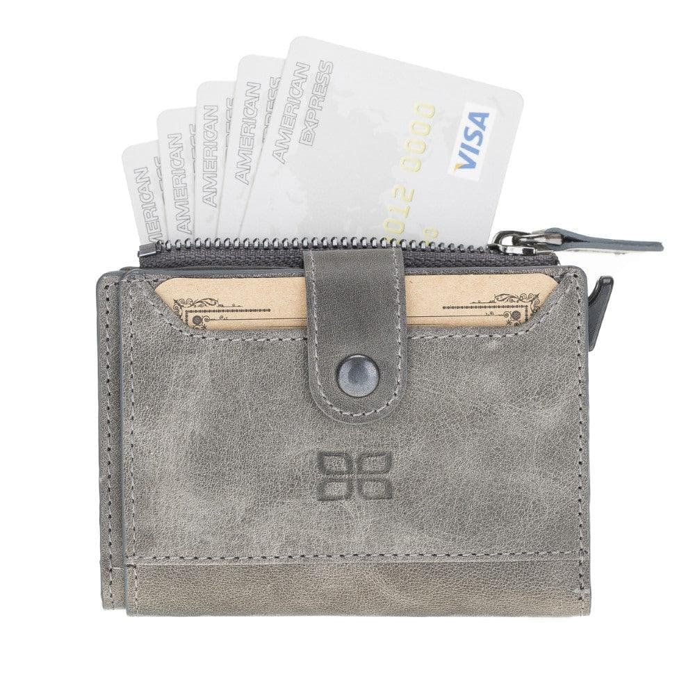 Bouletta Leather Zip Mechanical Card Holder
