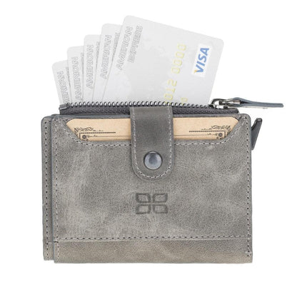 Bouletta Leather Zip Mechanical Card Holder