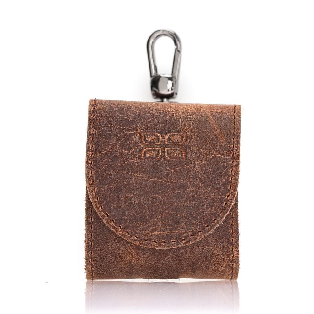 Bouletta Mai Magnet Apple Airpods Leather Case Antic Brown