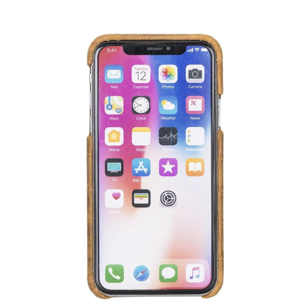 Bouletta Apple iPhone X and iPhone XS Full Covered Genuine Leather Case