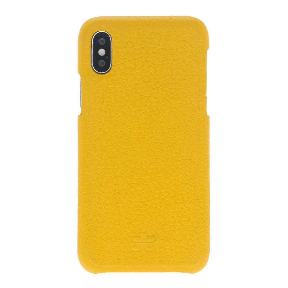 Bouletta Apple iPhone X and iPhone XS Full Covered Genuine Leather Case Dragon Brown