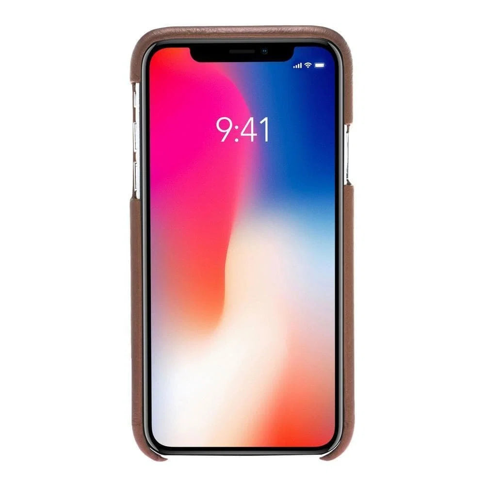 Bouletta Apple iPhone X and iPhone XS Full Covered Genuine Leather Case